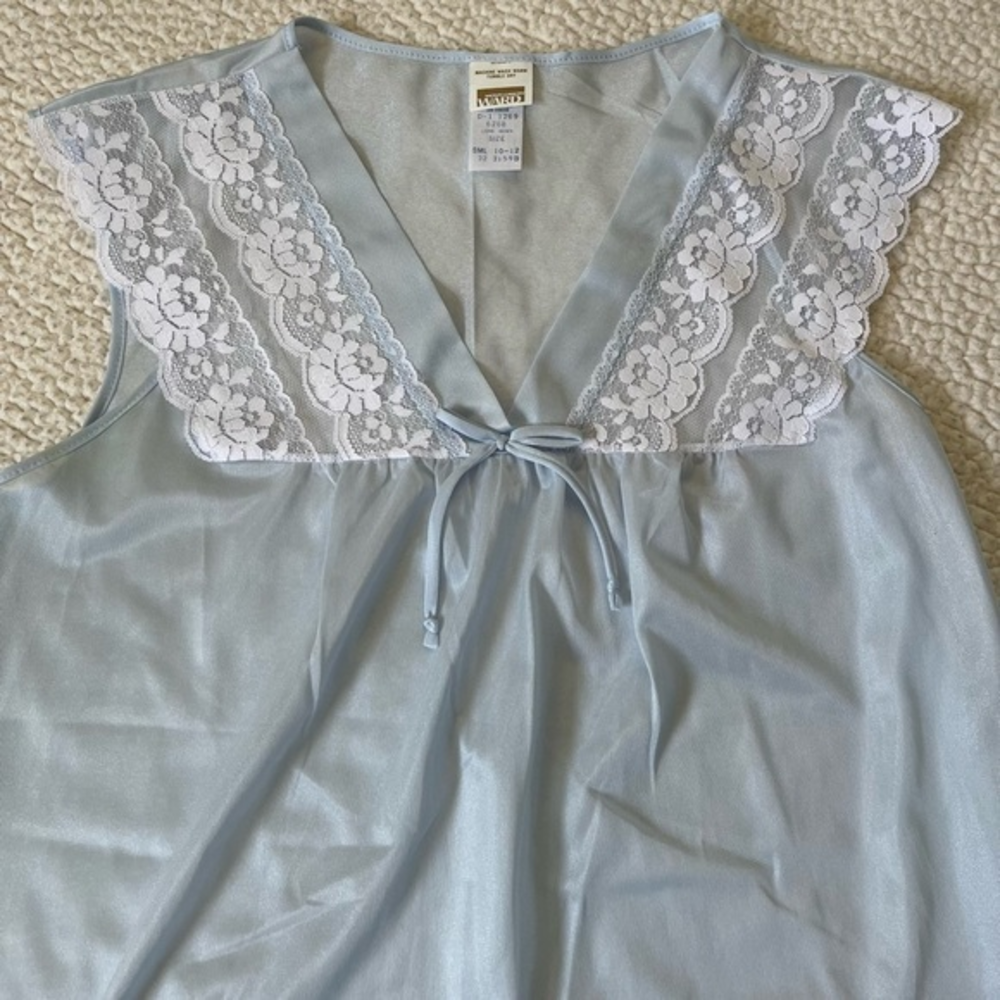 Vintage‎ 1970s Montgomery Ward Nightie Nightgown Negligee Lingerie SML 10-12 NEW